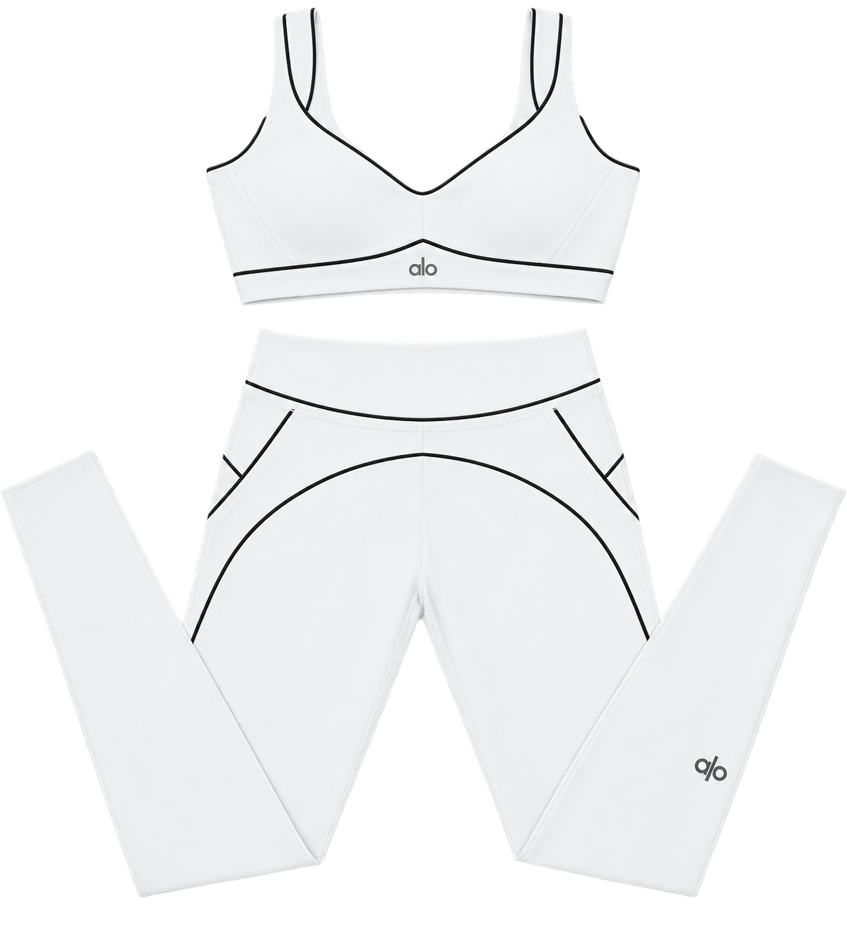 Alo Yoga 2-Piece Set White