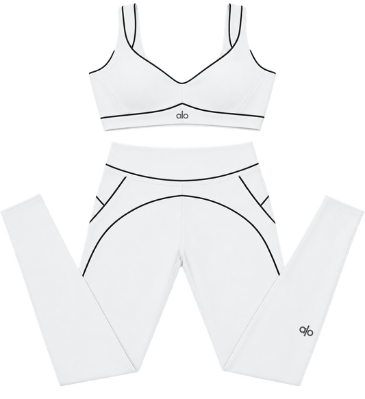 Alo Yoga 2-Piece Set White